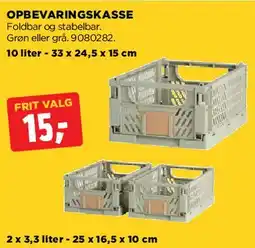 jem & fix Opbevaringskasser (sæt) tilbud