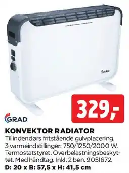 jem & fix Konvektor radiator tilbud
