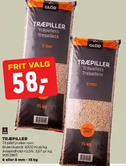 jem & fix Træpiller 15 kg tilbud