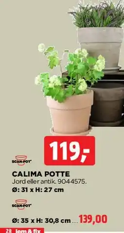 jem & fix CALIMA POTTE tilbud