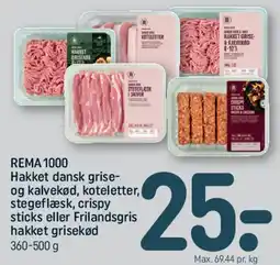 REMA 1000 REMA1000 Hakket dansk grise- og kalvekød tilbud