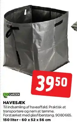 jem & fix HAVESÆK tilbud