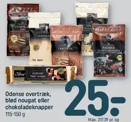 REMA 1000 Odense overtræk, blød nougat eller chokoladenapper tilbud