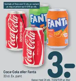 REMA 1000 Coca-Cola eller Fanta tilbud