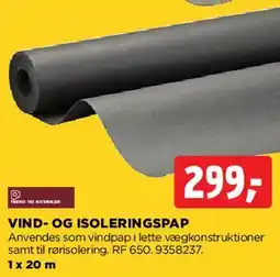 jem & fix VIND- OG ISOLERINGSPAP tilbud