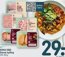 REMA 1000 REMA1000 Dansk kylling tilbud