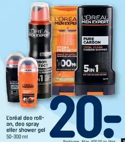 REMA 1000 L'Oréal deo roll-on, deo spray eller shower gel tilbud