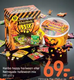 REMA 1000 Haribo Happy Hariween eller Nørregade Halloween mix tilbud