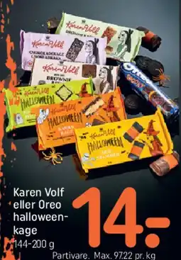 REMA 1000 Karen Volf eller Oreo halloween-kage tilbud