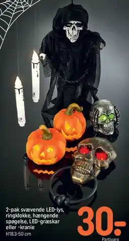 REMA 1000 Svævende LED-lys og Halloween-dekoration tilbud