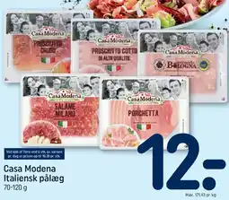 REMA 1000 Casa Modena Italiensk pålæg tilbud