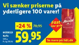 Lidl Merrild Kaffe tilbud