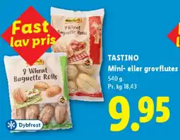 Lidl Tastino - Mini- eller grovflutes tilbud