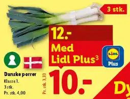 Lidl Danske porrer tilbud