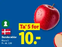 Lidl Danske æbler tilbud