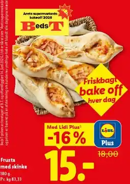 Lidl Frusta med skinke tilbud