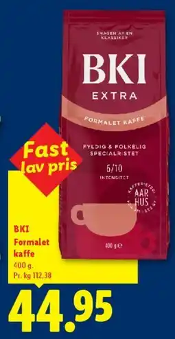 Lidl BKI Extra Formalet kaffe tilbud