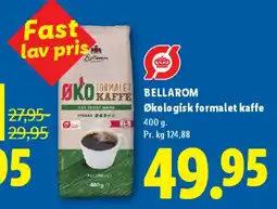 Lidl Bellarom Økologisk formalet kaffe tilbud