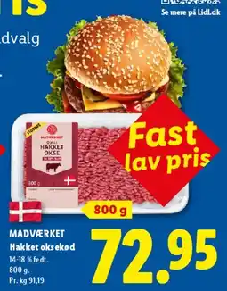 Lidl Hakket oksekød tilbud