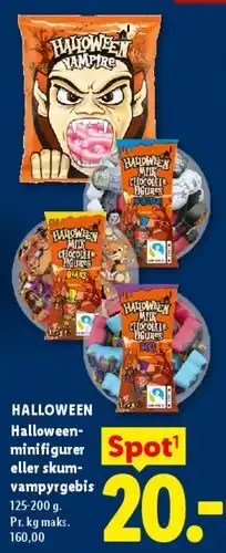 Lidl HALLOWEEN - Halloween-minifigurer eller skum-vampyrebis tilbud