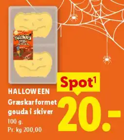 Lidl Græskarforme - gouda i skiver tilbud