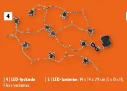 Lidl LED-lyskæde & LED-lanterne tilbud