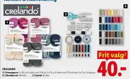 Lidl CRELANDO - udvalg af garn og sytilbehør tilbud