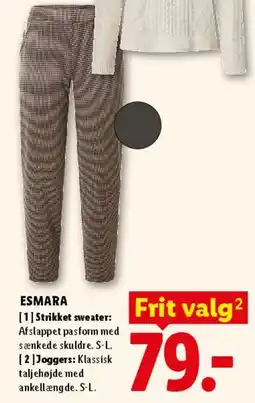 Lidl Strikket sweater / Joggers tilbud
