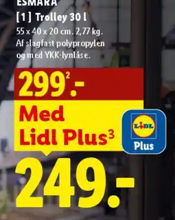 Lidl ESMARA Trolley 30 l tilbud