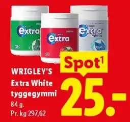 Lidl Wrigley's Extra White tyggegummi tilbud