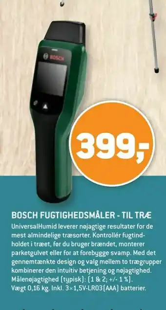 XL-BYG Bosch fugtighedsmåler - til træ tilbud