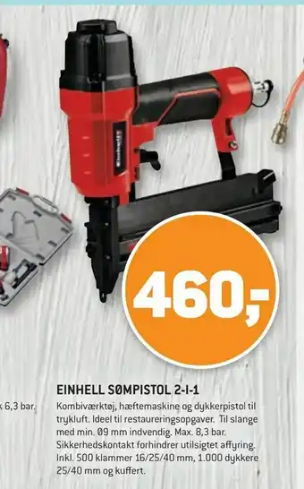 XL-BYG Einhell sømpistol 2-i-1 tilbud