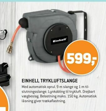 XL-BYG Einhell trykluftslange tilbud