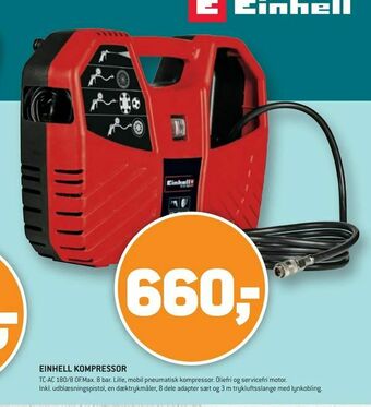 XL-BYG Einhell kompressor tilbud