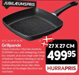 Din Isenkræmmer Scanpan Grillpande tilbud