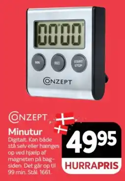 Din Isenkræmmer Conzept Minutur tilbud