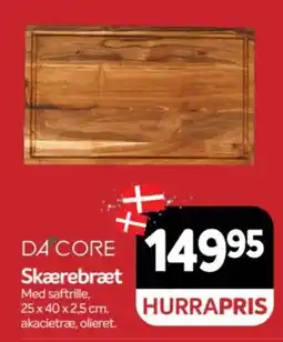 Din Isenkræmmer Da Core Skærebræt tilbud