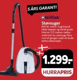 Din Isenkræmmer Nilfisk Støvsuger tilbud