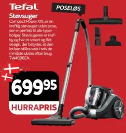 Din Isenkræmmer Tefal Støvsuger tilbud
