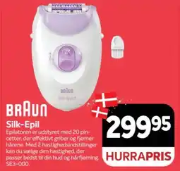 Din Isenkræmmer Braun Silk-Epil 3 tilbud