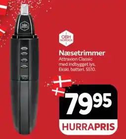 Din Isenkræmmer OBH NORDICA Næsetrimmer tilbud