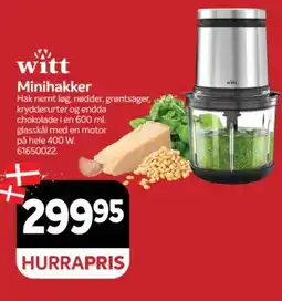 Din Isenkræmmer Witt Minihakker tilbud