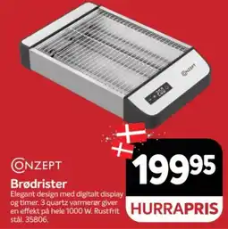 Din Isenkræmmer Conzept brødrister tilbud