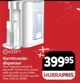 Din Isenkræmmer Concept varmtvands-dispenser tilbud