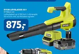 Davidsen RYOBI LØVBLÆSER 18 V tilbud