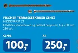 Davidsen FISCHER TERRASSESKRUER C5/BZ tilbud