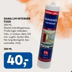 Davidsen DANA LIM INTERIØR FUGE tilbud