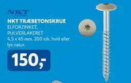 Davidsen NKT TRÆBETONSKRUE tilbud