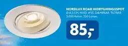 Davidsen NORDLUX ROAR INDBYGNINGSSPOT tilbud