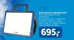 Davidsen BLUE ELECTRIC ARBEJDSLAMPE tilbud